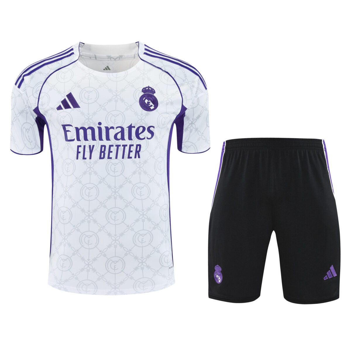 Conjunto de calentamiento Real Madrid blanco - NewNow