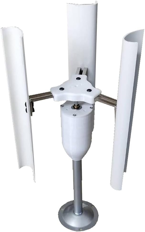 DIY Three-Phase Permanent Magnet Generator, 10 Wind Generator Kit for Vertical Axis Wind Turbine 3-Phase Permanent Magnet Generator Model, DIY Solar Powered Windmill Model Science Teaching Tool