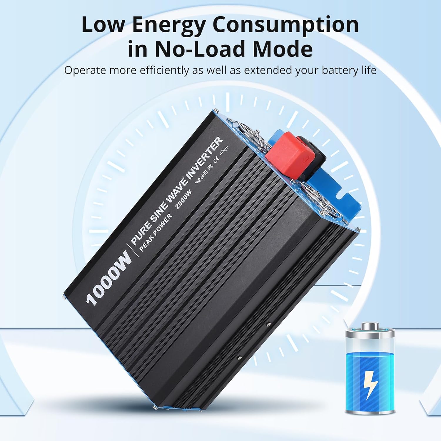 4000W Pure Sine Wave Power Inverter 12V to 120V with Remote Control, 4 AC Outlets + USB Port, ETL Certified for RV, Truck, Home Use, Car Power Inverter with GFCI Protection