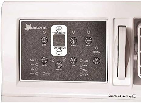 Seasons 18,000 BTU 230/208-Volt Window Air Conditioner with Heat in White