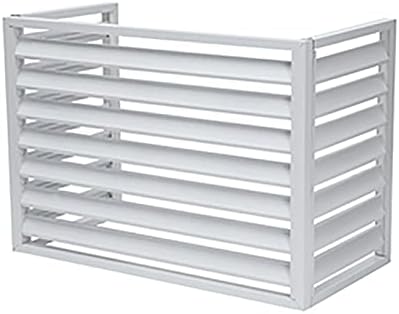 Air Conditioner Cover,Outdoor aluminum alloy Hidden Air Conditioning Fences Air-conditioning external machine rain-proof protective cover