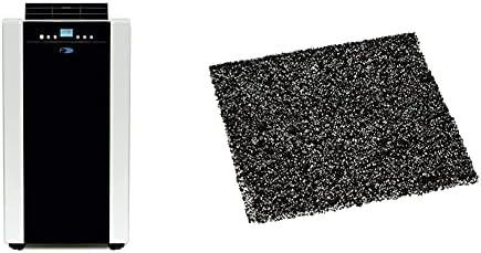 Whynter ARC-14SH 14,000 BTU Dual Hose Portable Air Conditioner, Dehumidifier, Fan & Heater & Activated Carbon Replacement Filter for Whynter Portable Air Conditioner