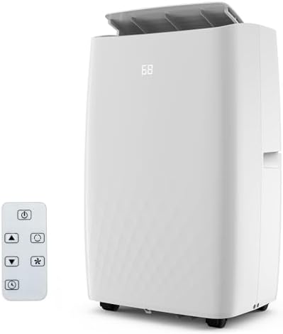 14,000 BTU Portable Air Conditioners,3 in-1 Portable AC Unit with Cools/Fan/Dehumidifier,Room up to 750 sq.ft,Remote Control,24H Timer,for Room Office