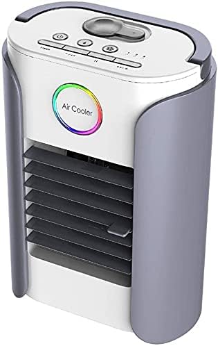 Mini Air Cooler, Portable Mini Air Condition, Personal Air Purifier USB Charging Air Conditioner Fan Refrigerator Air Cooler Nano Fan (Grey)