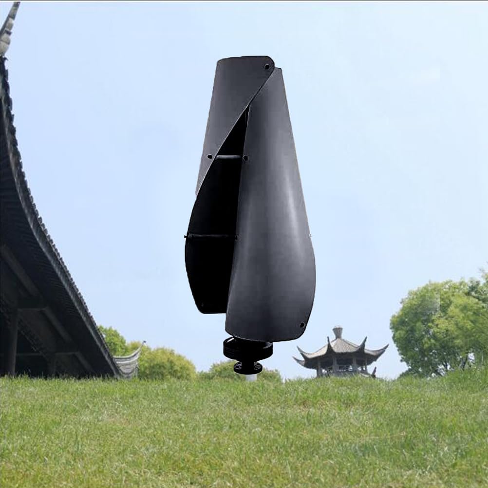 48v,16000W 12V/24V Wind Turbine Vertical Axis Wind Turbine Generator with Controller, IP67 Wind Turbine Power Generation Low Noise 62Db for Home, Camping