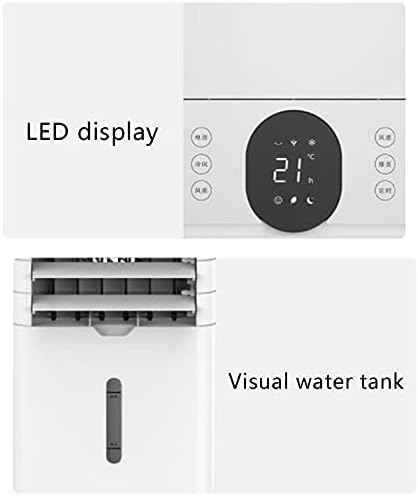 3-in-1 Evaporative Air Cooler Mobile Air Conditioners Cooling & Humidifier & Purifier,Silent,3 Speed 3 Modes Uto Oscillation 12H Timer for Home,Office-Machine A