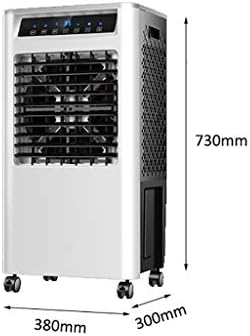 Portable Air Conditioner Fan Space Air Coolers Bladeless Remote Control Cold Air Fan Water Cooled Ultra Quiet Standing Air Conditioner For Bedroom Office Floor White