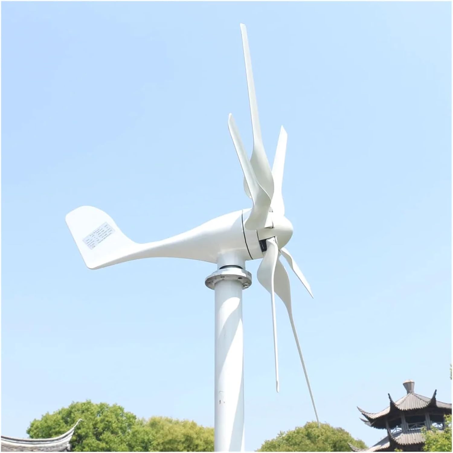 Wind Turbines, 1000W 12V 24V 48V Three Phase Free Energy Wind Generator for Home 1KW Horizontal Windmill Kit Low Wind Speed Starting Wind Turbines(12V_1000W)