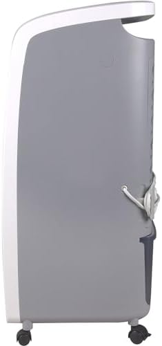 Whirlpool 155 CFM Portable Evaporative Cooler for Garage, Warehouse, Basement, 125V, Rooms up to 428 Sq. Ft., with Remote and Ice Pack for Hot/Dry Climates, Indoor Fan Powered Swamp Cooler in Titanium