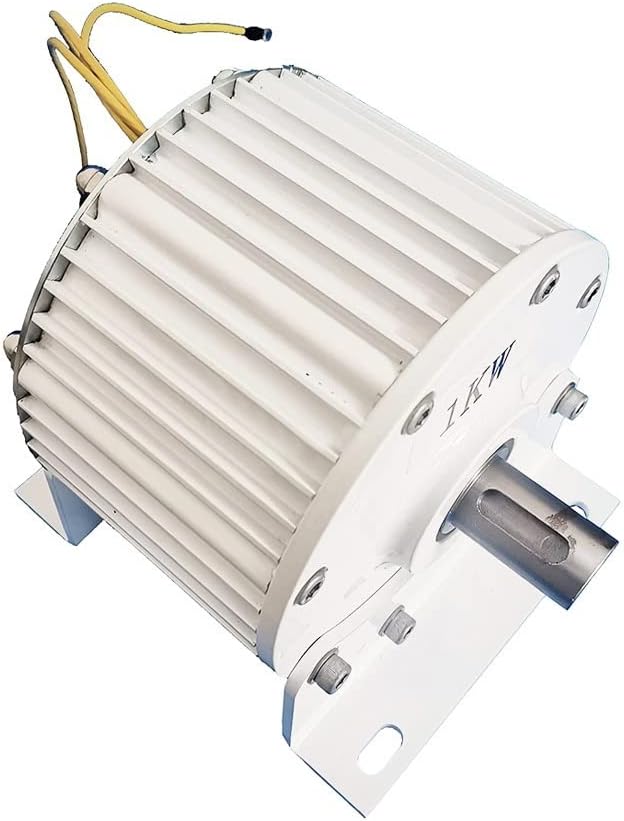 Wind Turbine, 1KW~10KW Low RPM Permanent Magnet Wind Turbine Generator 10000W 48V 96V Free Energy Generator Alternative Energy(with Base,12V_20KW)