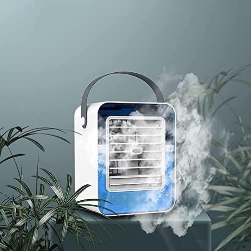 Portable Air Conditioner Fan, Personal Air Cooler Mini Air Conditioner, Desktop Table Cooling Fan, Suitable for Home, Bedroom Room, Office, Dorm, Car, Camping