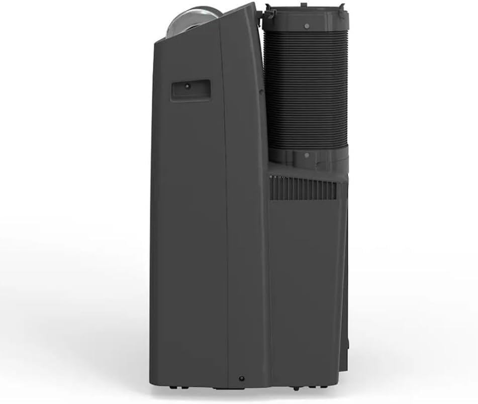 Midea DUO 10,000 BTU SACC Smart Inverter Portable Air Conditioner, Portable 4-wheel design, 42 dB, DUO hose design - Grey MAP12S1TGR-S (Renewed)