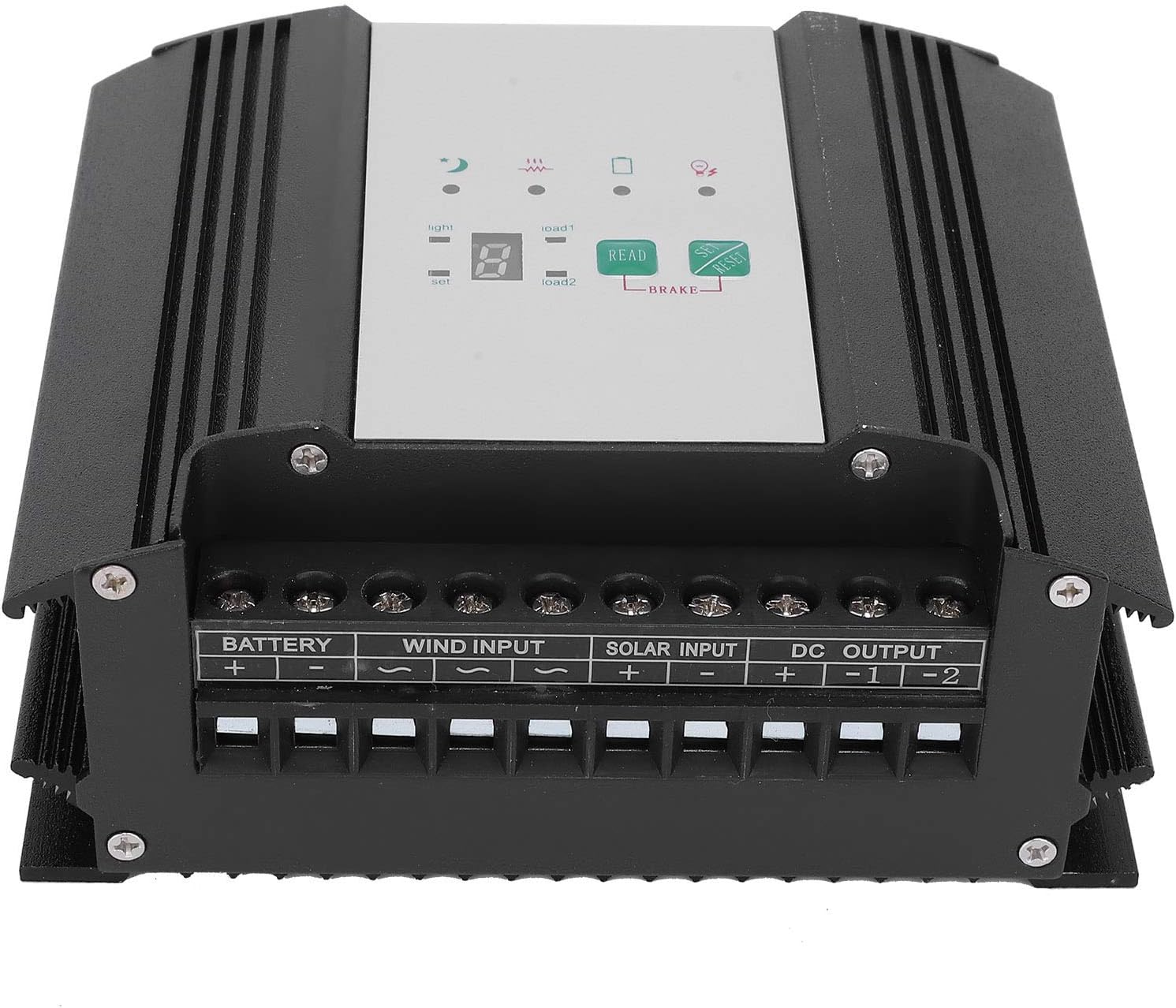 Wind Solar Troller, Street Regulator, Industrial Equipment with LCD Di, 12V for Wind and Solar Street , Aluminum y Housing