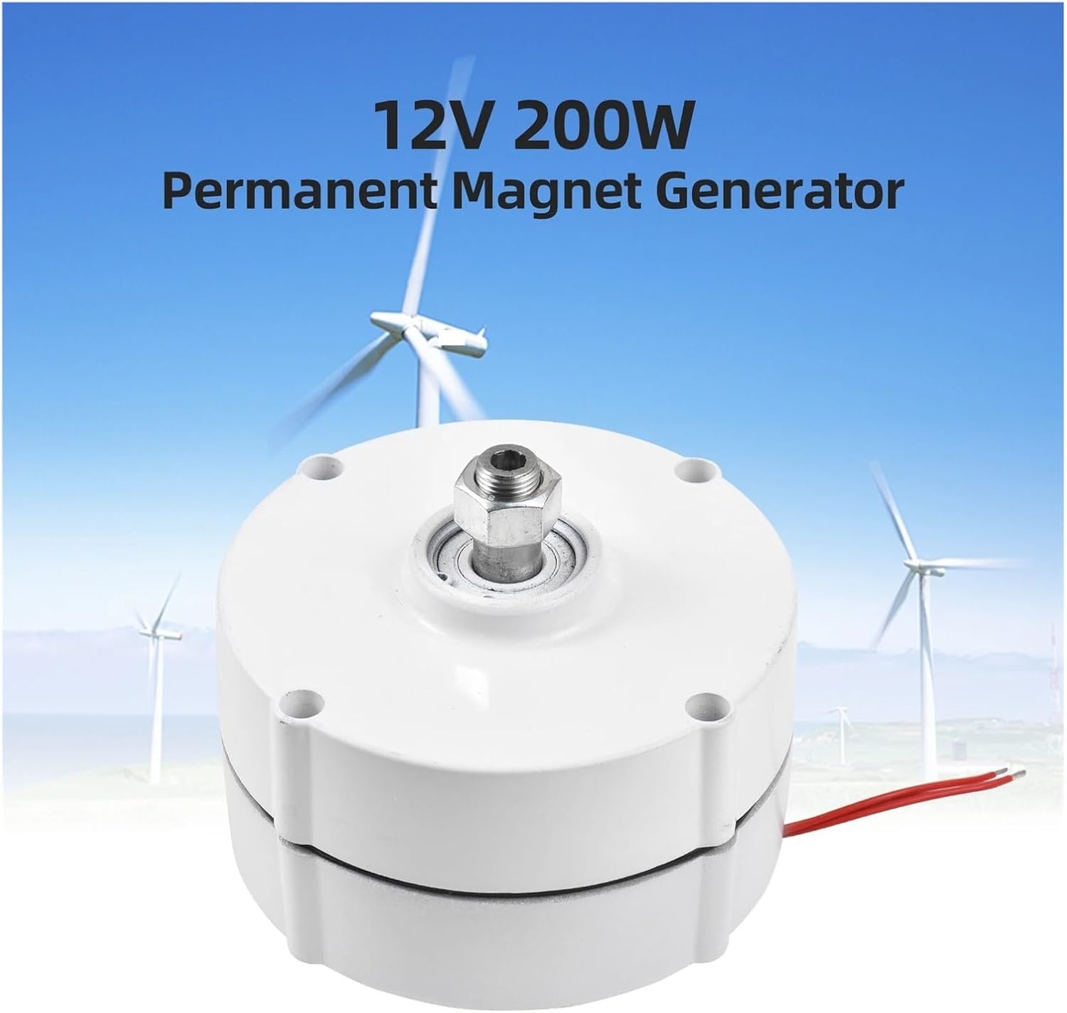 200W Three-Phase tor Magnet Wind Turbine Generator 750rpm 12V High Speed Permanent Magnet Generator AC tor with Controller Industrial Energy