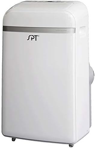 SPT WA-S1032E 13,500BTU Portable Air Conditioner – Cooling (SACC: 10,300BTU), with Cooling, Dehumidifying, Fan, White, Remote Control, 24-hr Timer, for 300-350 sq. ft. 18.39