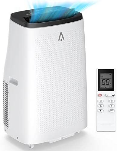 Portable Air Conditioner with Remote Control, 14000 BTU 3-in-1 Air Conditioners with Fan and Dehumidification Function, Energy Savings, Cools 750 Sq.ft, 110-115V