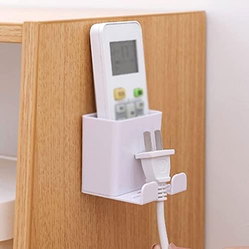 Under Bed Storage Wall Mounted Organizer Storage Box Remote Control Air Conditioner Stand Holder Hotel Office Home Storage Box Home Supplies (Color : Gray) (Beige)