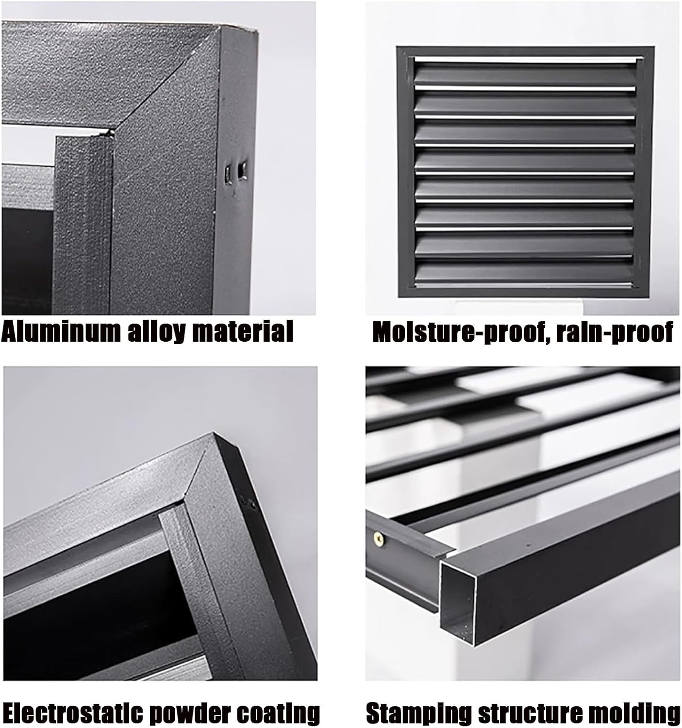 Air Conditioner Covers for Outside Units, Outdoor Condenser Protective Cover, Aluminum Alloy AC Privacy Screen, Trash Can Enclosure for Garden Patio Lawn, Easy Assembly (White