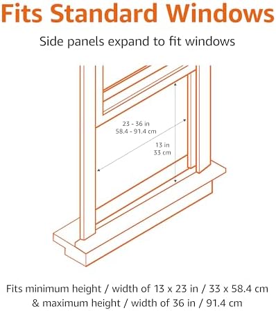 Amazon Basics 5000-BTU Small Window Air Conditioner, Up to 150 Sqf, Window AC Units with Cool and Fan Functions, Washable Filter, Adjustable Window Kit, Intuitive Mechanical Controls, White
