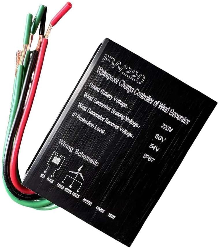 Portable Wind Turbine MPPT Charge Controller, 12V 24V 48V for Wind Generator DC MPPT Wind Solar Charge Controller (10000W,IP68)