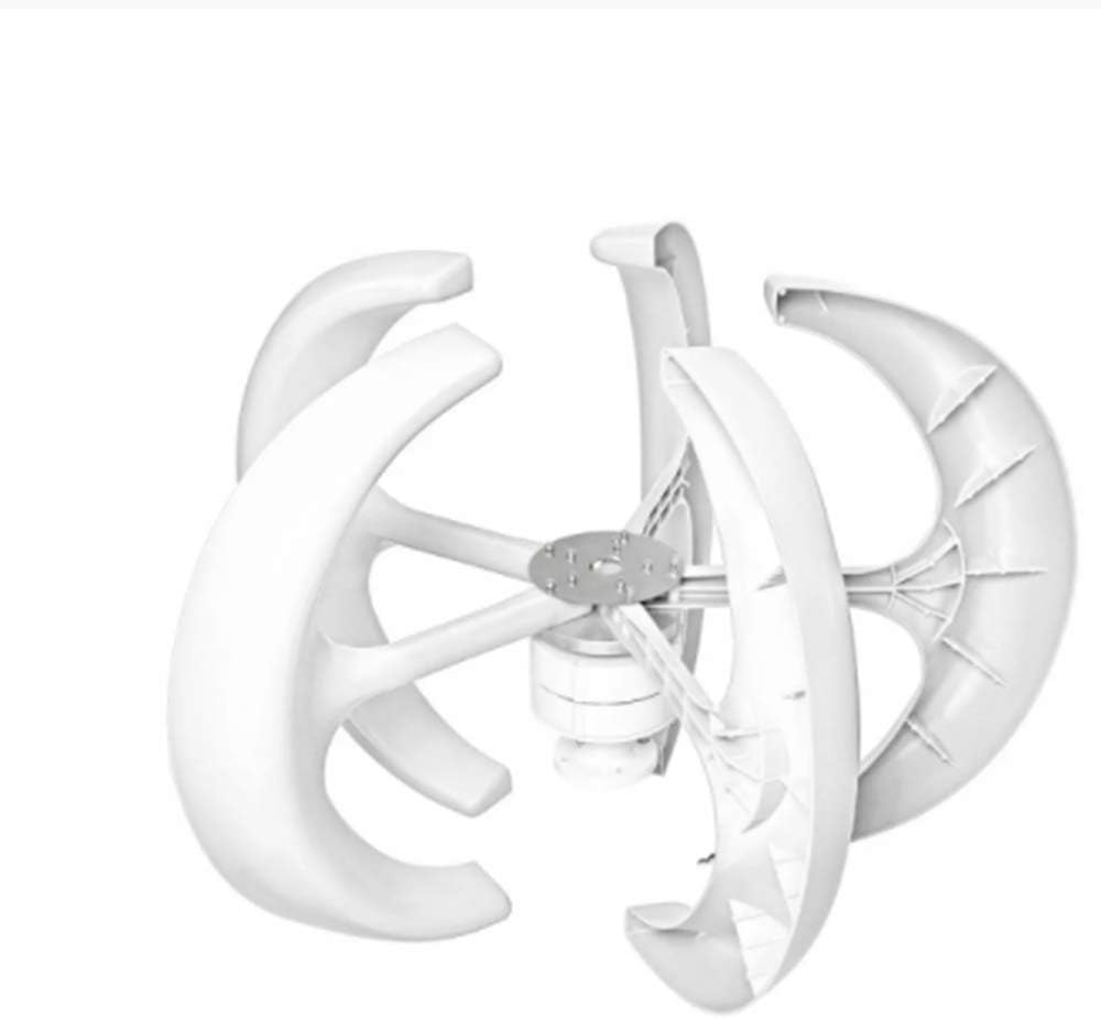 8000W 12V 24V 5 Blades Vertical Axis Wind Turbines Generator Lantern Motor Kit for Home Hybrids Streetlight Use Electromagnetic,24v