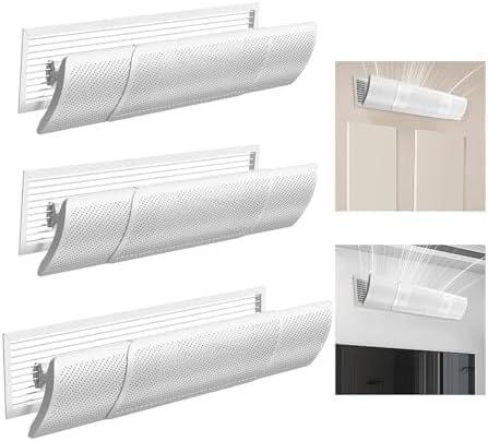 Air Conditioner Deflector Air Conditioning Deflector Wind Baffle Retractable Outlet Wing for Hotel Bedroom Nursery Home Office