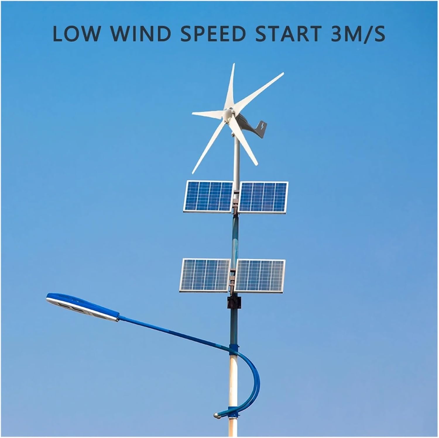 Wind Turbines, Free Energy 5 Blades Windmills Wind Turbine nerator 3000W 12V 24V 48V for Home Use(48V)