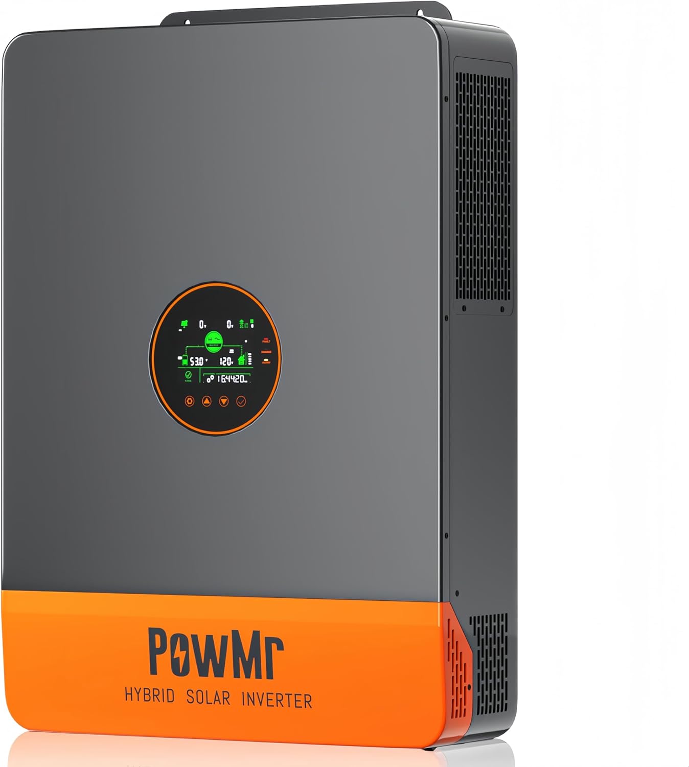 PowMr 10000W Hybrid Solar Inverter, 48V DC to 110V/240V AC Split Phase Inverter with 200A MPPT Controller, Max PV Input 11KW, 500VDC, Supports Up to 6 in Parallel, for Lead Acid Lithium Battery