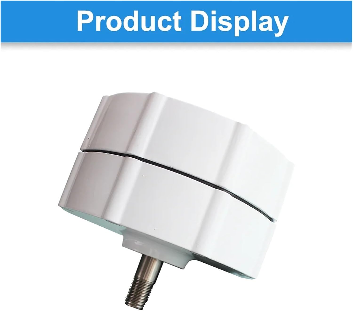 3000W Wind Turbine Kit Gearless Permanent Magnet Generator for Wind Turbine Water Turbine Low RPM Water Conservancy Industrial Energy(with Base,Single Shaft_48V)