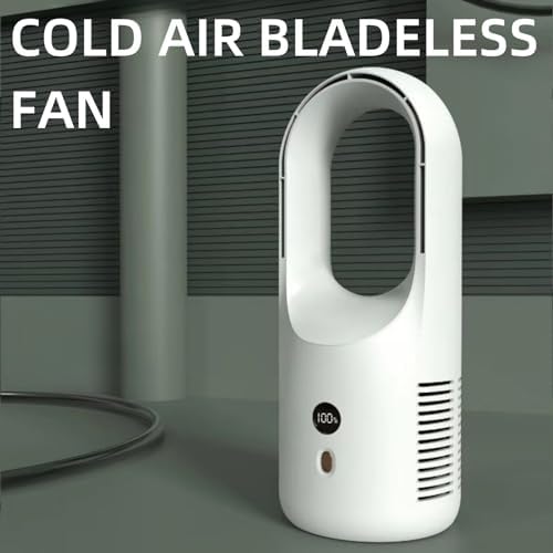 EKsma Portable Air Conditioner Cooling Fan, Quiet with 6 Speeds, Detachable aromatherapy module，Evaporative Personal Air Cooler Fan, Small Air Conditioner for Bedroom Office(Regular style)