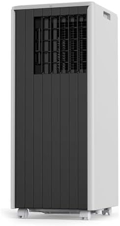8000 BTU Portable Air Conditioner - 4-in-1 AC Cools 350 Sq.Ft Quickly | Remote, 24H Timer | Quiet for Bedroom, Apartment, Office, Dorm