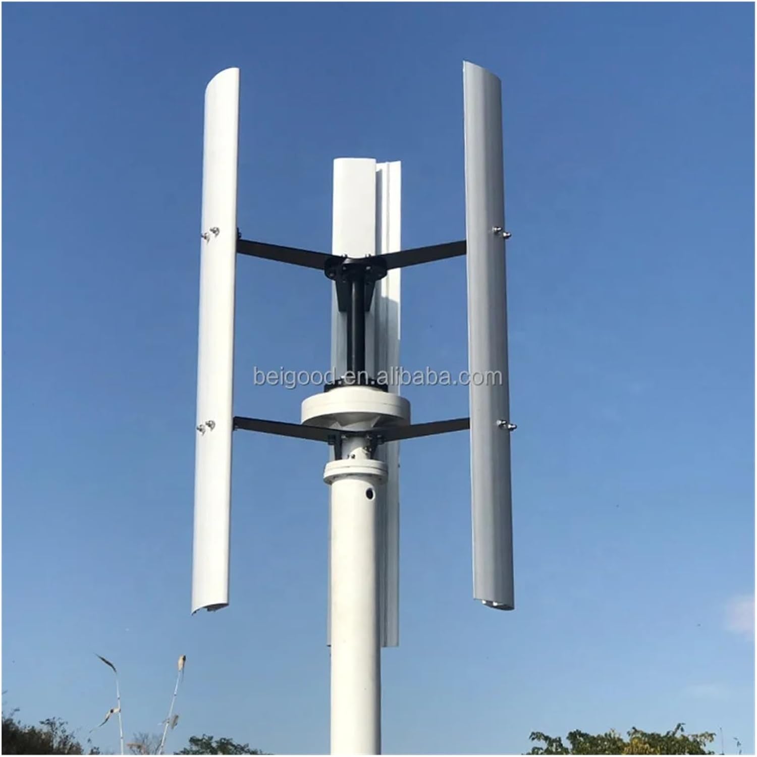 Wind Turbines, Vertical Wind Turbine 8000w 12v/24v/48v Maglev nerator Low Wind Speed Start Free Energy 3 Phase AC Windmill for Home Use(12V)