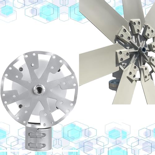 16000W/20000W Wind Turbine Generator Kit - 12V/24V/48V, 8/10 Blades, Ideal for Marine/RV/Home Energy, Safe at 50m/s, Efficient Wind Energy Supplementation