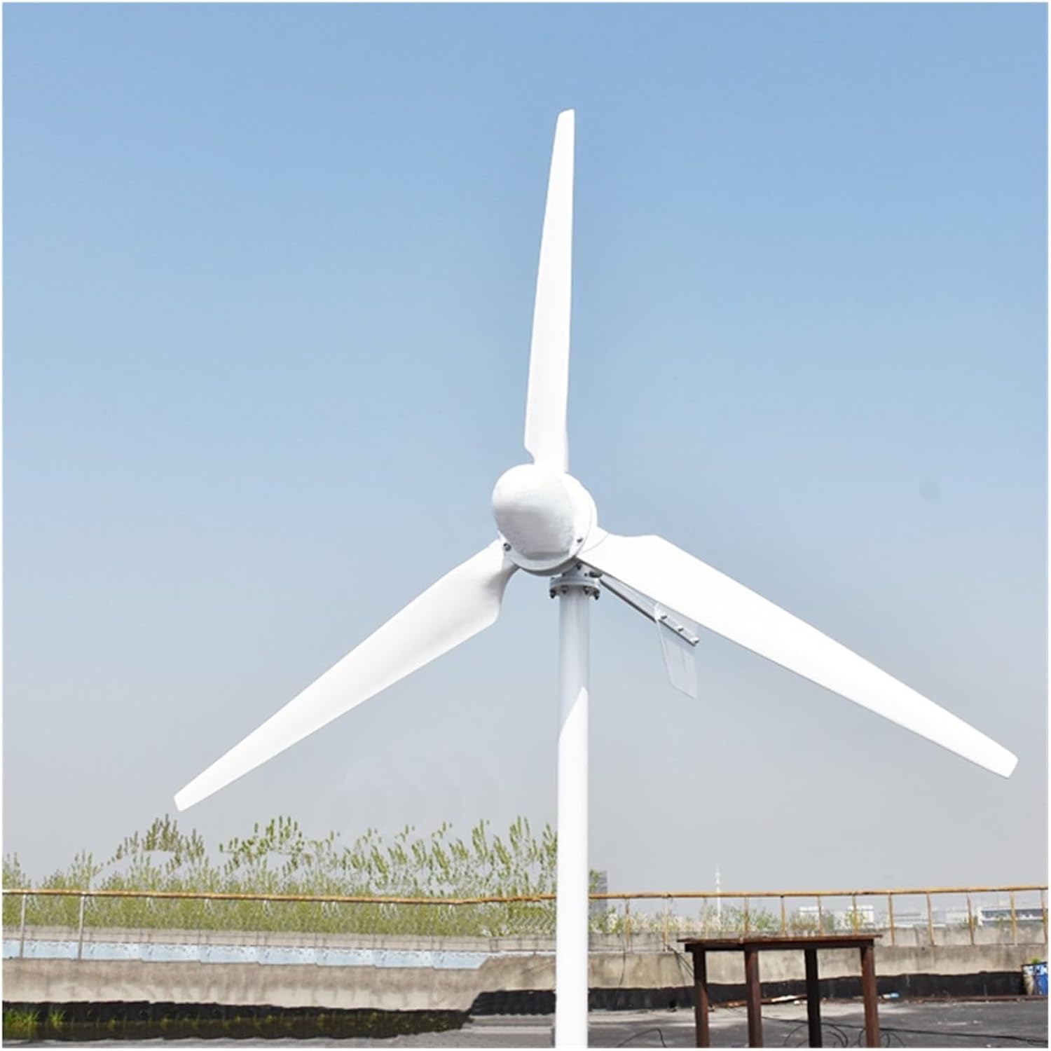 Wind Turbines, High Efficiency 10KW 48V 96V Horizontal Axis Wind Turbine Electric Alternative nerator 3 Blades 10000W Windmill for Farm Home(48V)