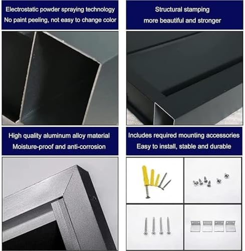 Aluminum Air Conditioner and Heat Pump Cover, Ac Unit Covers Outdoor, Privacy Screens Fence Panels for Air Conditioners Trash Bins(Gray,110cm)