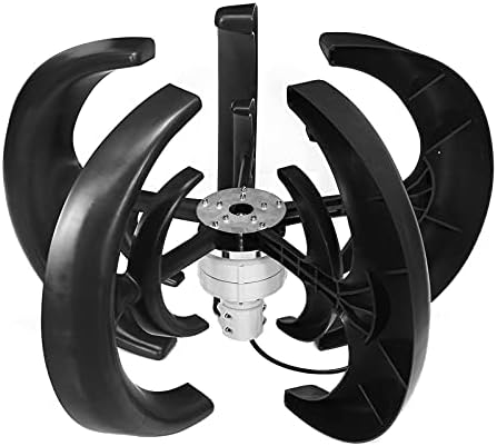 10000W Vertical Axis Wind Turbine Kit, 12V/24V Wind Power Generator for Home Use & Camping, Eco-Friendly Renewable Energy Solution