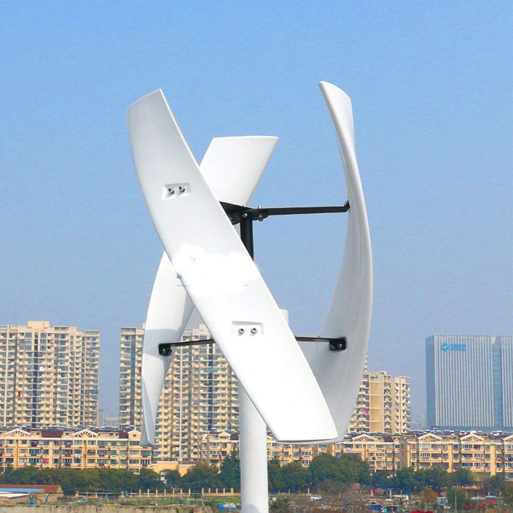 16000W Magnetic Levitation Upright Wind Turbine, 12V 24V 48V 220V with Waterproof Charge Controller Electricity Producer Equipment for Home RV Roof