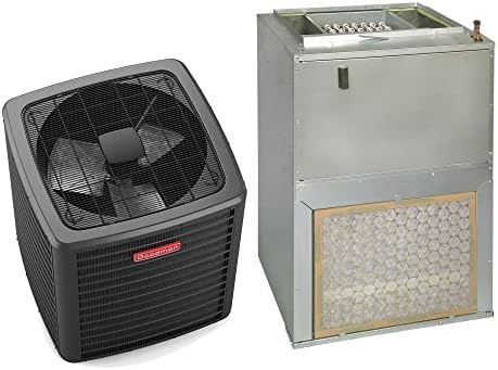 Goodman 2 Ton 14.5 SEER2 Air Conditioning System (Front Return - 5Kw Heat) - Free Thermostat Included - GSXN402410-AWUF310516-TX2N4A