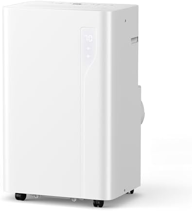GEOLOCATION 14000 Btu Portable Air Conditioner, Powerful Cooling for Rooms up to 650 Sq.Ft, 3-in-1 AC with Fan & Dehumidifier, Easy Mobility