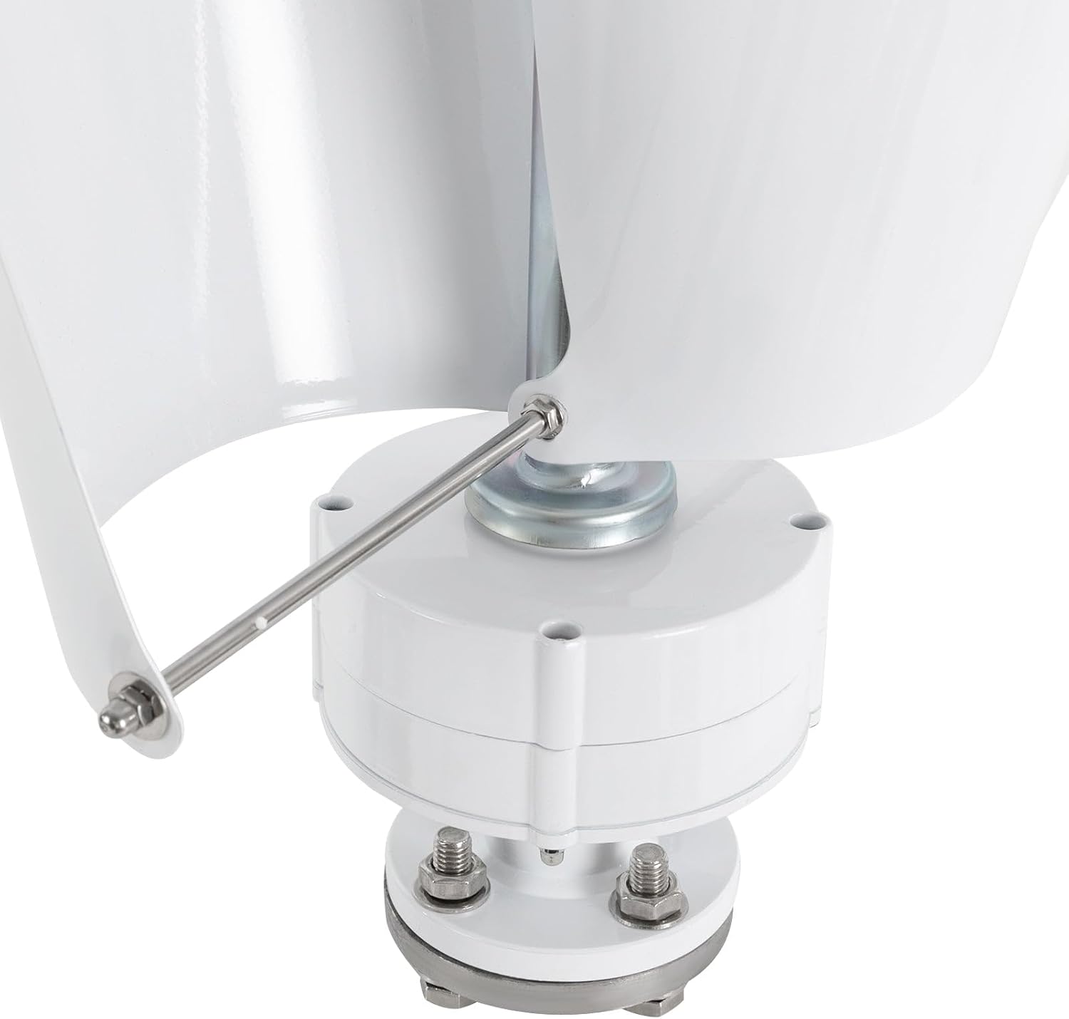 500W 12V Wind Turbine Vertical Axis Generator with Controller Wind Turbine Wind Turbine Power Generation for Home White