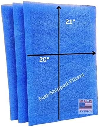 Fast-Shipped-Filters 3 Pack Compatible with Dynamic electronic air cleaner 21.5x23.5 replacement polarized filter pads refill P1000 1P215235C24