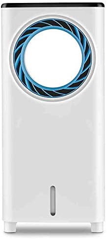 Cooling Fan Evaporative Cooler, Portable Bladeless Air Cooler, Electric Fan Humidifier with Remote Control, LCD Display, 3 Modes Air Conditioner for Indoor Home Office Dorms Oscillation Function