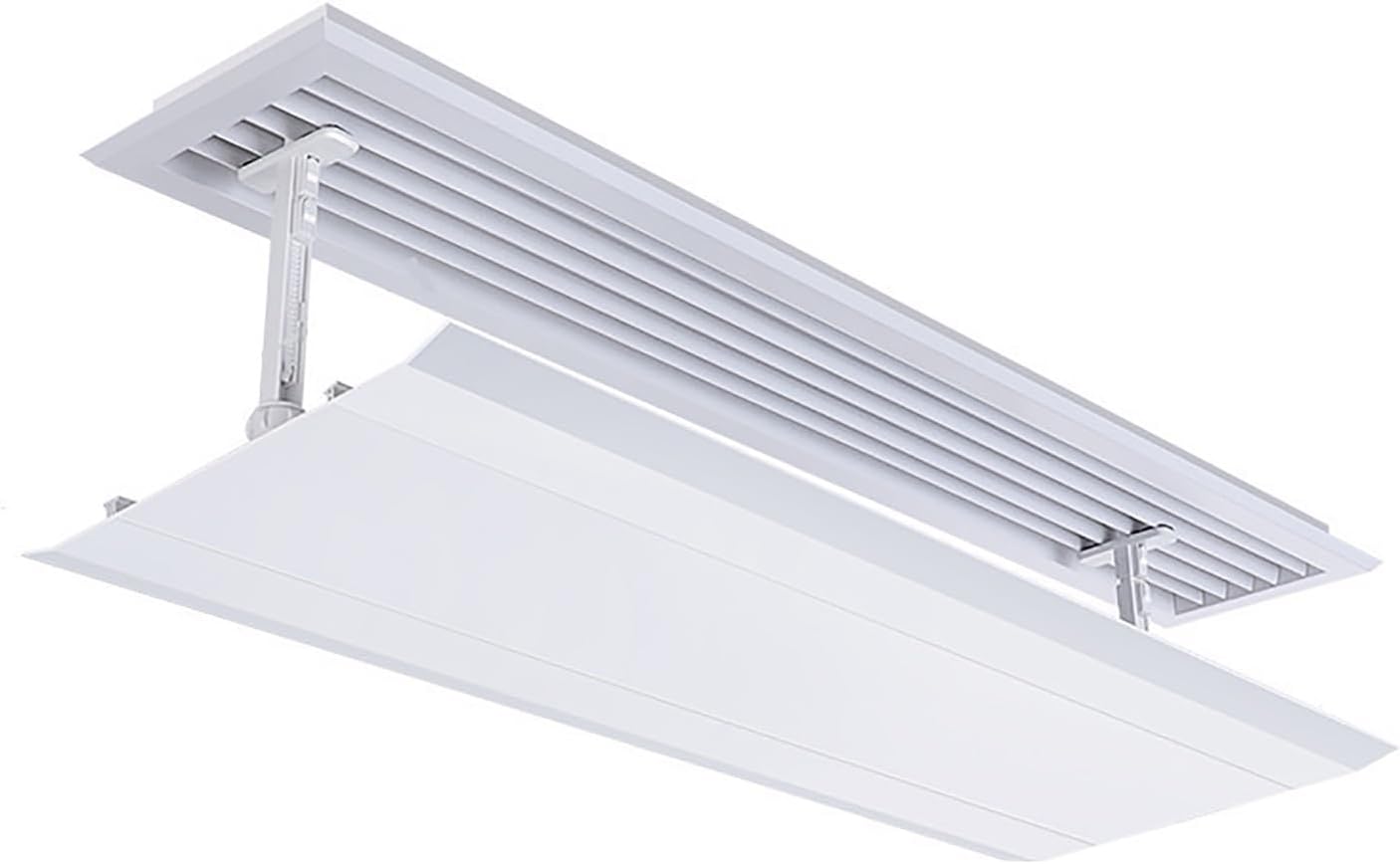 Air Conditioner Deflector Adjustable Air Conditioner Vent Cover Prevents Direct Cold Wind Suitable for Home and Office Width 45cm
