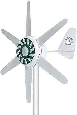 6 Blades 300W Wind Turbines Generator & Wind Solar Hybrids Wind Generator Kit Household 12/24V Wind Turbines Generator Kit