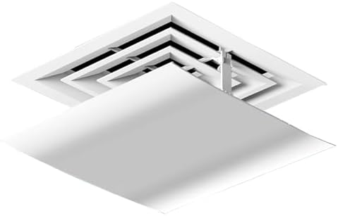 Central Air Conditioning Deflector Air Conditioner Windshield Air Conditioners Baffle Shield Air Conditioning Vent Deflector Ac Vent Deflector Prevent the Air From Blowing Straight,Angle Adjustable