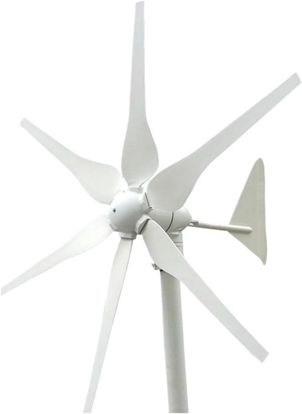 Wind Turbines, 500W Wind Turbine 12V 24V AC/DC Reinforced Blade Over Speed Protection Low Wind Speed Starting Wind Turbines(24V AC)