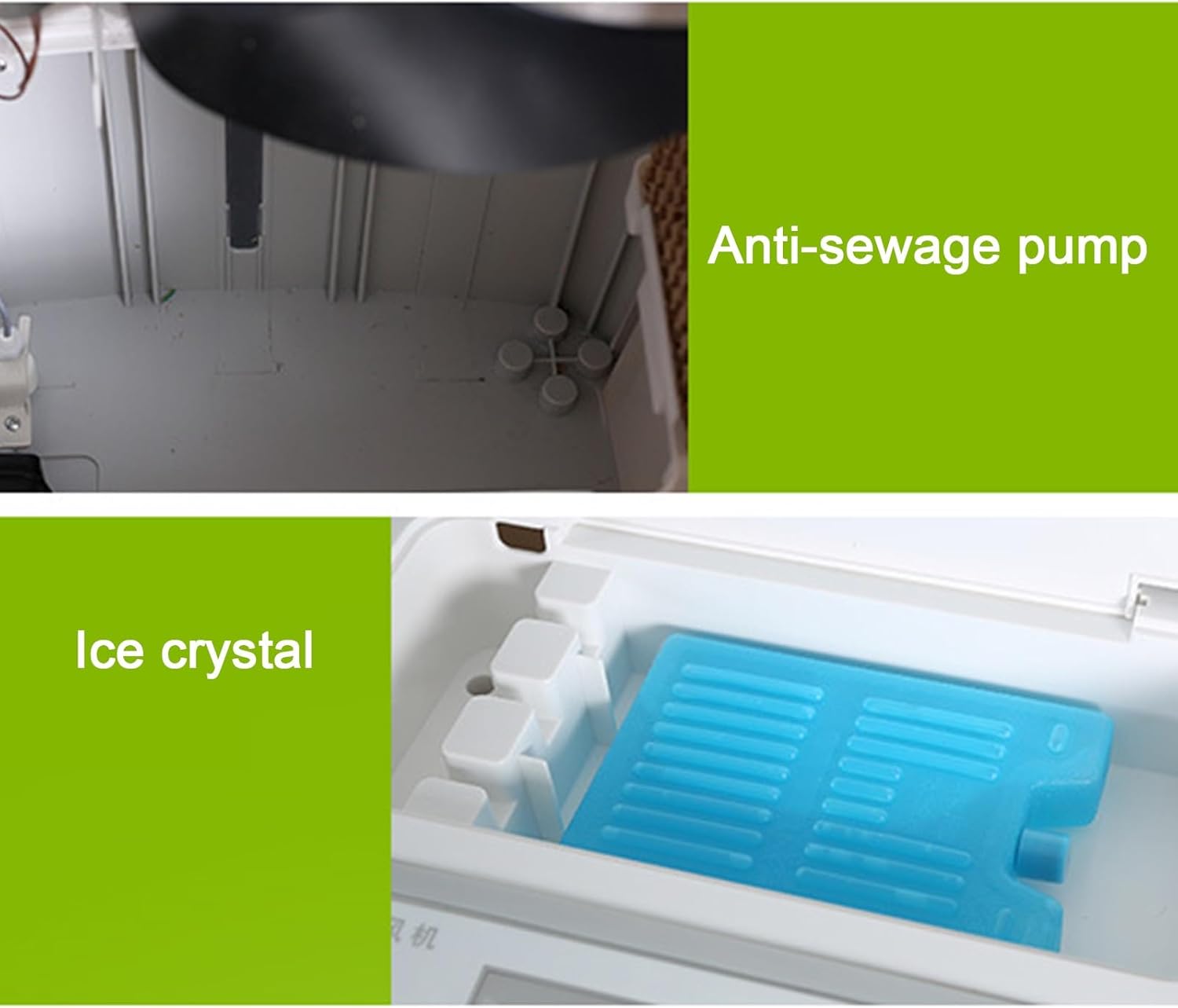 Swamp Cooler with 7.5h Timer, Portable Air Conditioner, 4500cfm Evaporative Air Cooler w/ 10.5 Gal Water Tank, for Backyard, Garage, Patio, Indoor