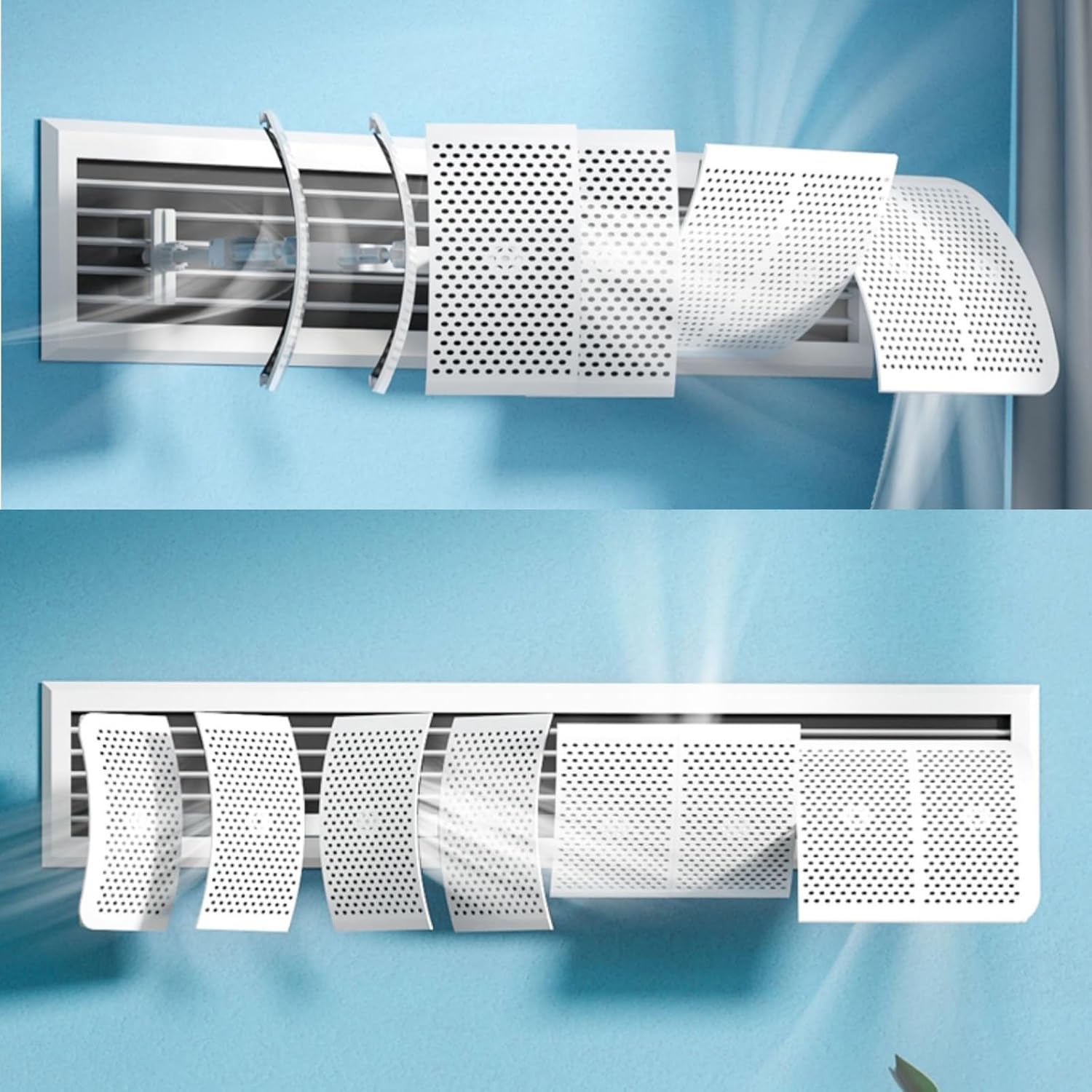 Air Vent Deflector│Adjust The Wind Direction At Will│Ceiling Register Vent Deflector│Air Conditioner Deflector Suitable Central Air Conditioning