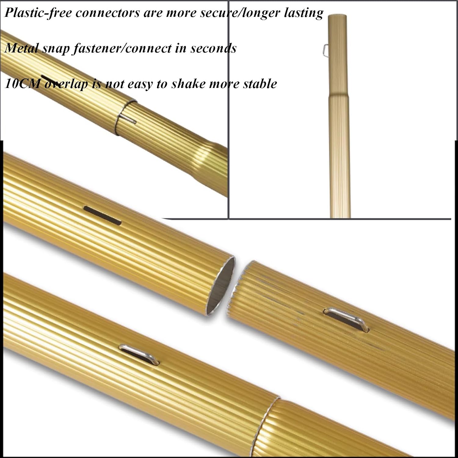 Adjustable Window Cleaning Pole Kit with Multiple Cleaning Tools and BrushHead, Aluminum Handle, Indoor/Outdoor, High Windows, Caravan, Solar Panel, Deck Cleaner