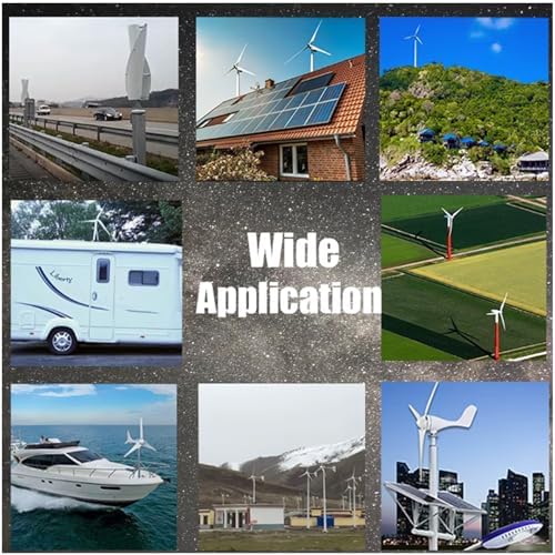 500W-800W 3-Phase Vertical Wind Generator, 12V-220V Wind Turbine with Controller, Efficient Windmill for Renewable Energy, Electromagnetic Technology, Eco-Friendly Power Solution